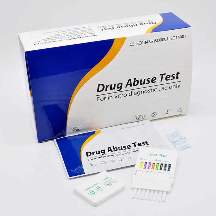 Doa 8 kwadoro n'ime 1 Multi Panel Drug of Abuse Test