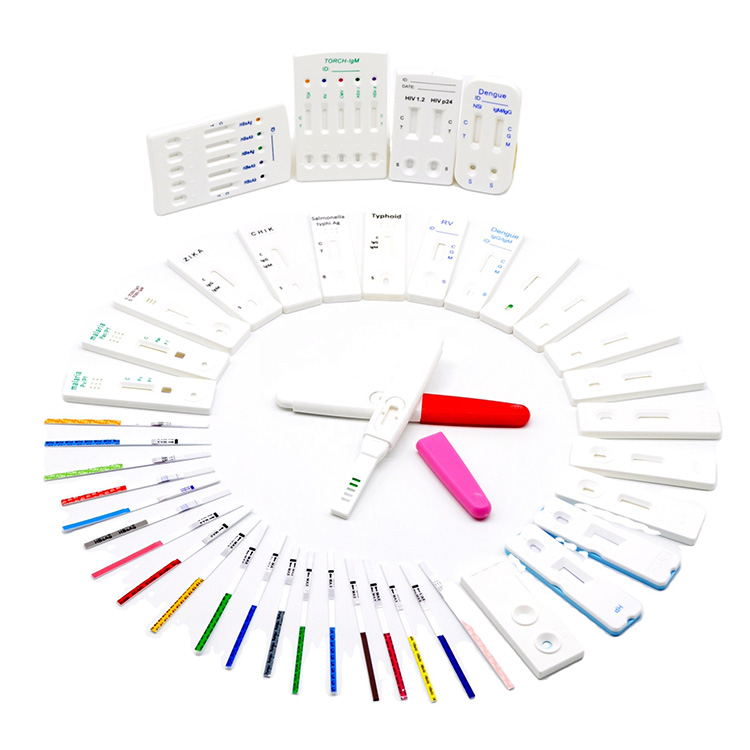 Antigen Diagnostic Medical Ezi Ezi Dị Elu na Nnọpụiche Ọrịa ịba Igg Igm Hiv Hcg Flus Pcr A+b Swab Ngwa Nleba Ọsọ.