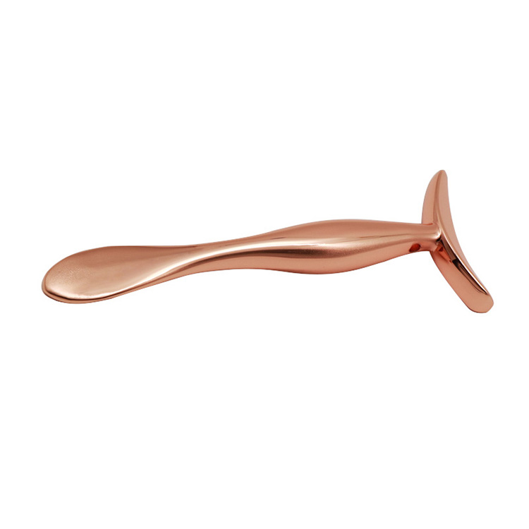 U-ụdị Rose Gold metal ihu ịchọ mma dị mkpa ude Massager Stick